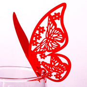 butterfly shaped party tags, view 14 - MRSLM