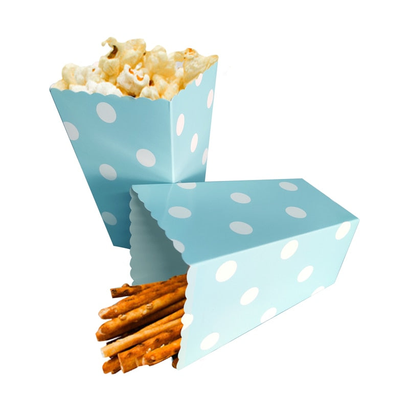 Colorful Paper Popcorn Boxes
