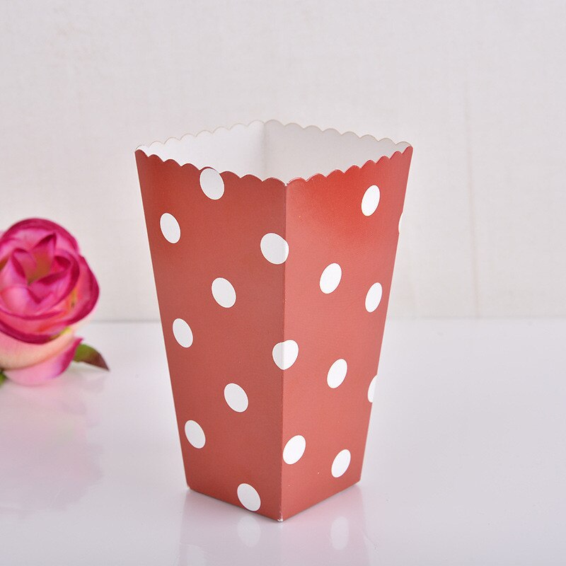 Colorful Paper Popcorn Boxes