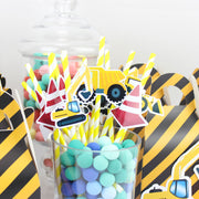 construction trucks paper straws, view 12 - MRSLM