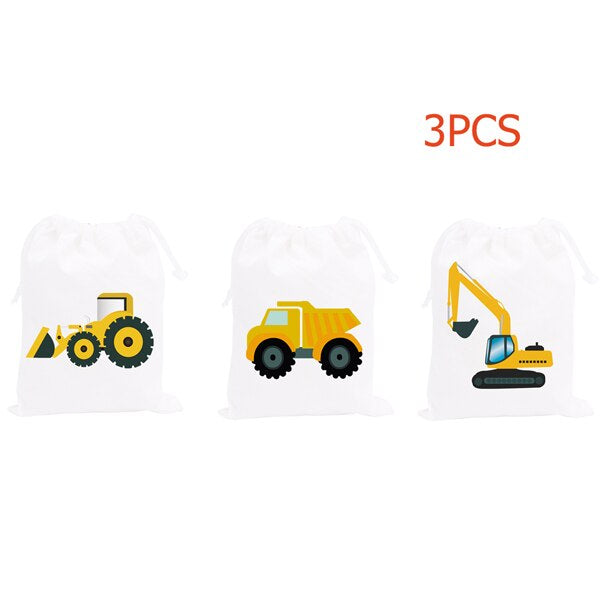 construction trucks paper straws, view 6 - MRSLM