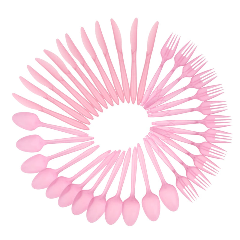 pink party disposable tableware set - MRSLM