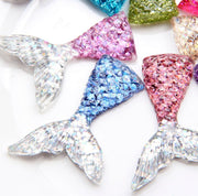 mermaid tail cake toppers, view 3 - MRSLM