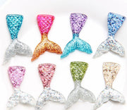 mermaid tail cake toppers, view 4 - MRSLM