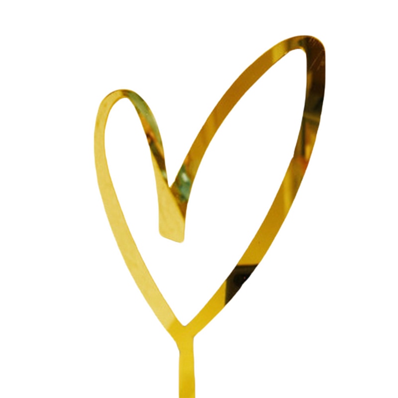 heart shaped cake topper, view 12 - MRSLM