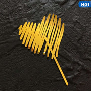 heart shaped cake topper, view 3 - MRSLM