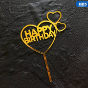 heart shaped cake topper, view 4 - MRSLM