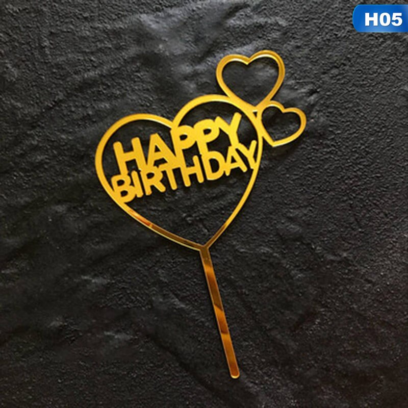 heart shaped cake topper, view 4 - MRSLM