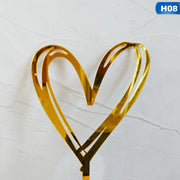 heart shaped cake topper, view 7 - MRSLM