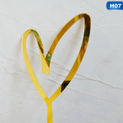 heart shaped cake topper, view 8 - MRSLM