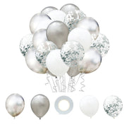 party balloon set with ribbon and confetti, view 37 - MRSLM