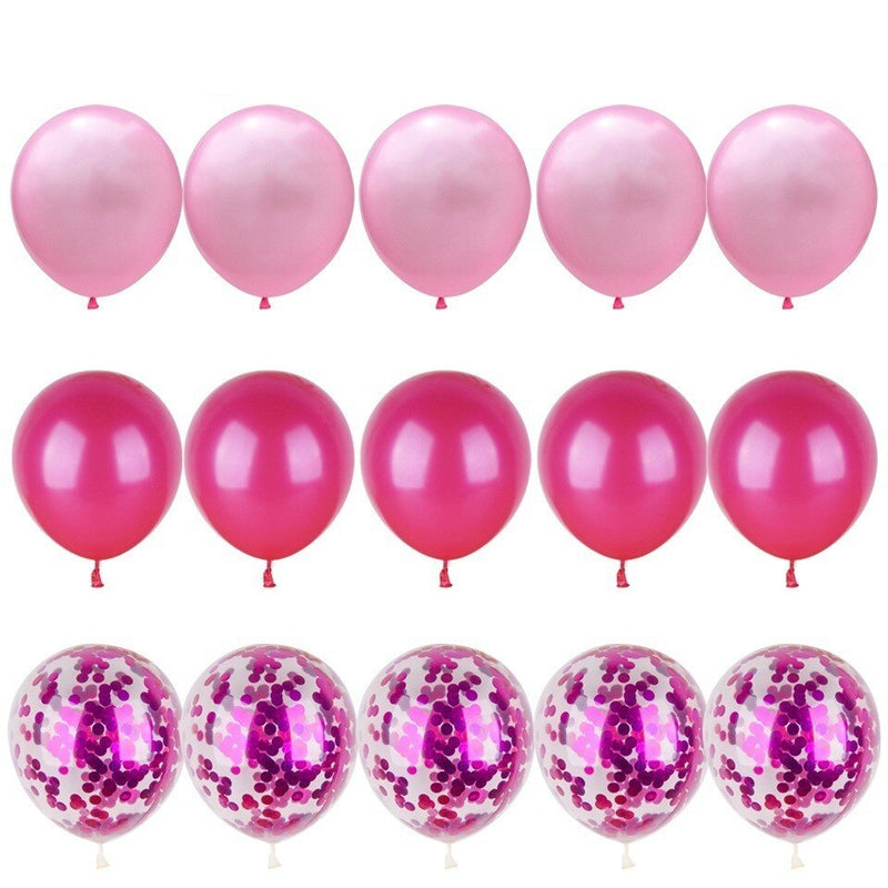 party balloon set with ribbon and confetti, view 40 - MRSLM