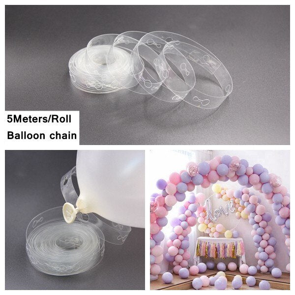 party balloon set with ribbon and confetti, view 10 - MRSLM