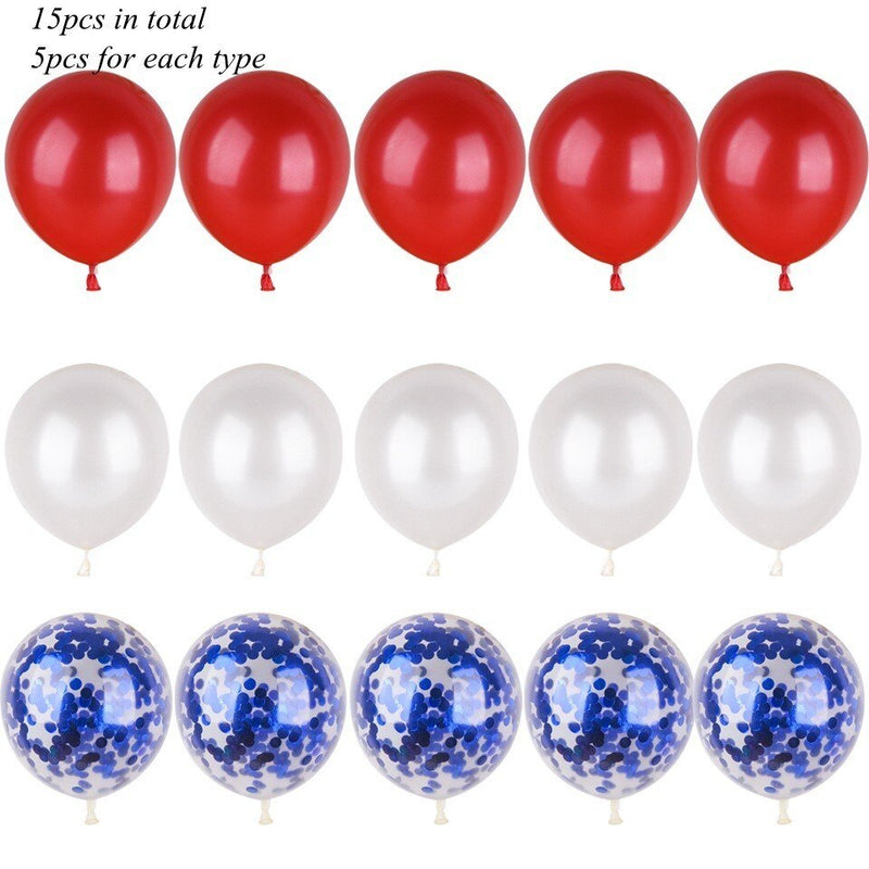 party balloon set with ribbon and confetti, view 15 - MRSLM