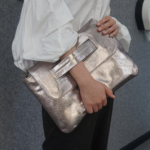 retro PU envelope bag, view 4 - MRSLM