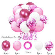party balloon set with ribbon and confetti, view 20 - MRSLM