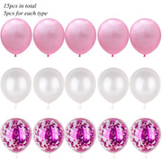 party balloon set with ribbon and confetti, view 24 - MRSLM