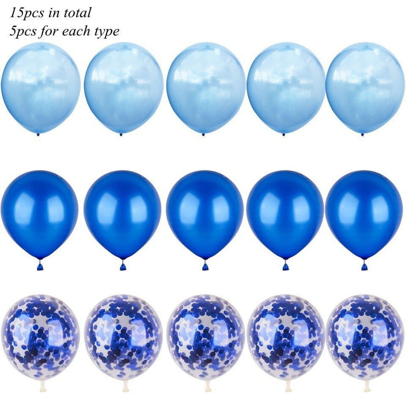 party balloon set with ribbon and confetti, view 26 - MRSLM