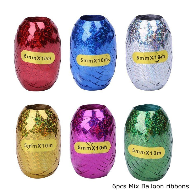 party balloon set with ribbon and confetti, view 27 - MRSLM