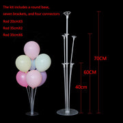 party balloon set with ribbon and confetti, view 31 - MRSLM
