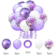 party balloon set with ribbon and confetti, view 32 - MRSLM