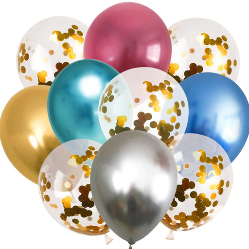 metallic latex party balloons - MRSLM