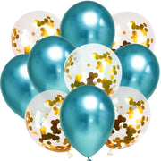 metallic latex party balloons, view 4 - MRSLM