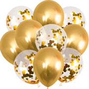 metallic latex party balloons, view 7 - MRSLM