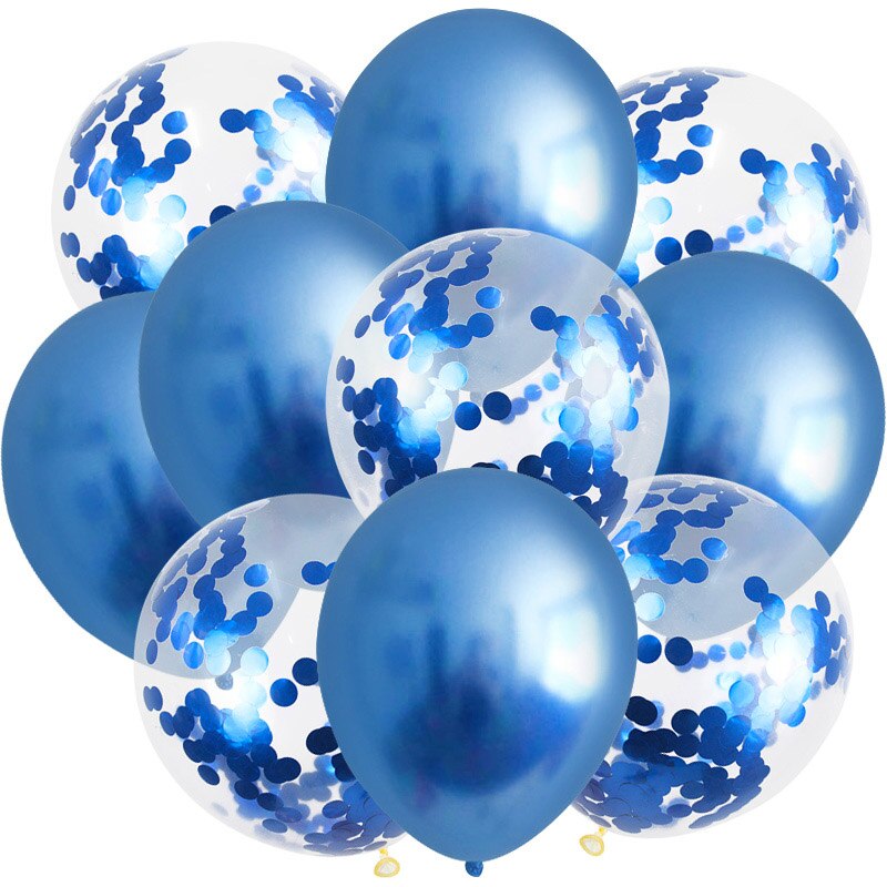 metallic latex party balloons, view 8 - MRSLM