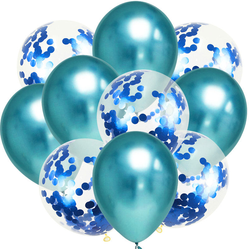 metallic latex party balloons, view 9 - MRSLM