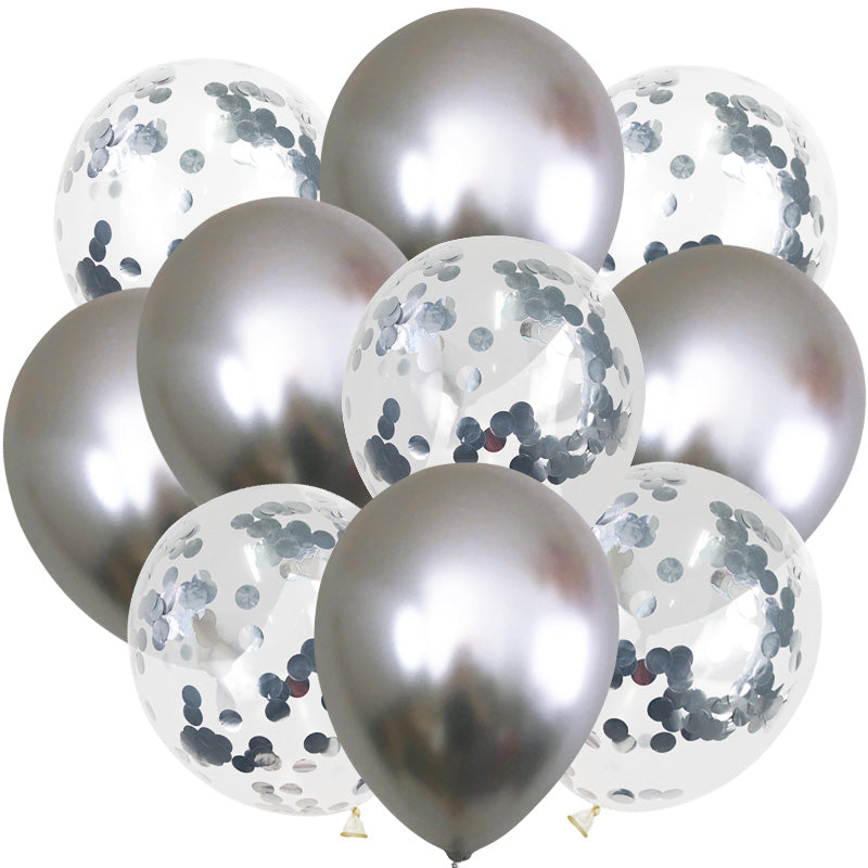 metallic latex party balloons, view 12 - MRSLM
