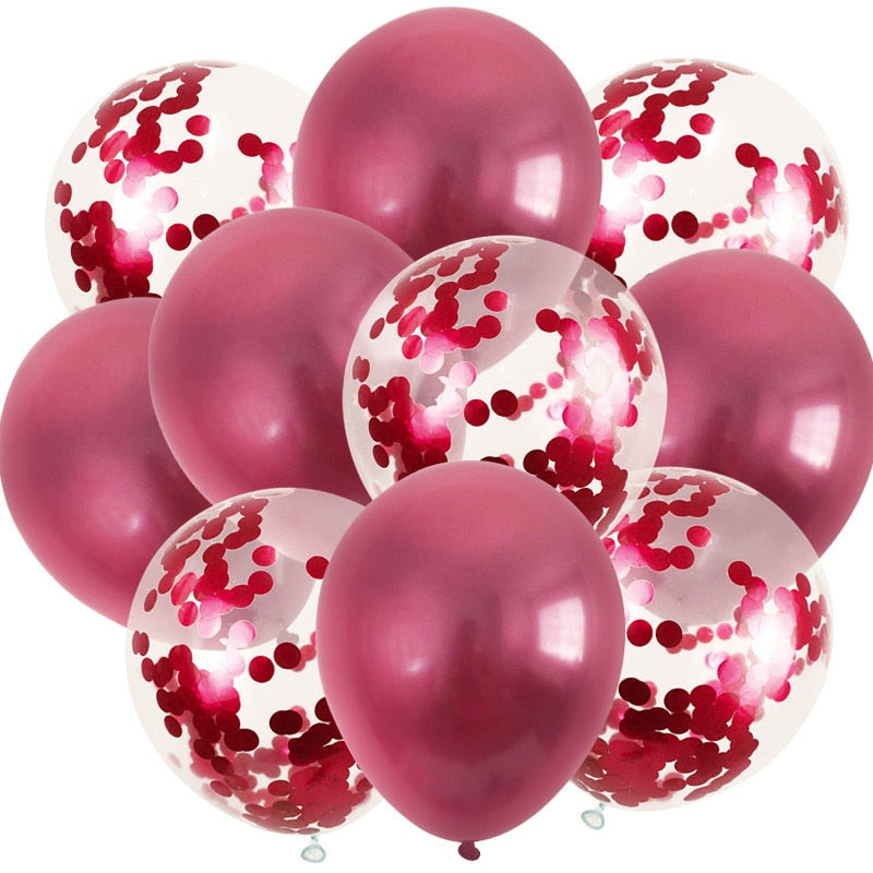 metallic latex party balloons, view 13 - MRSLM