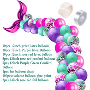 mermaid party balloon arch kit, view 6 - MRSLM