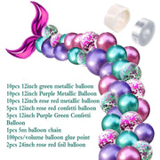 mermaid party balloon arch kit, view 9 - MRSLM