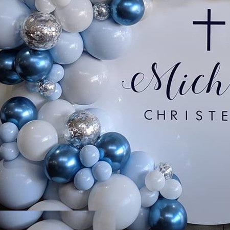metallic balloon garland arch kit - MRSLM