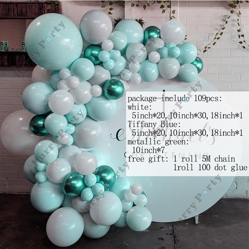 metallic balloon garland arch kit, view 6 - MRSLM