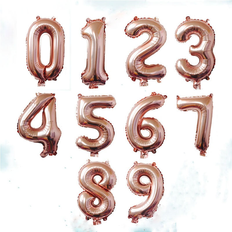 number shaped foil balloons, view 36 - MRSLM