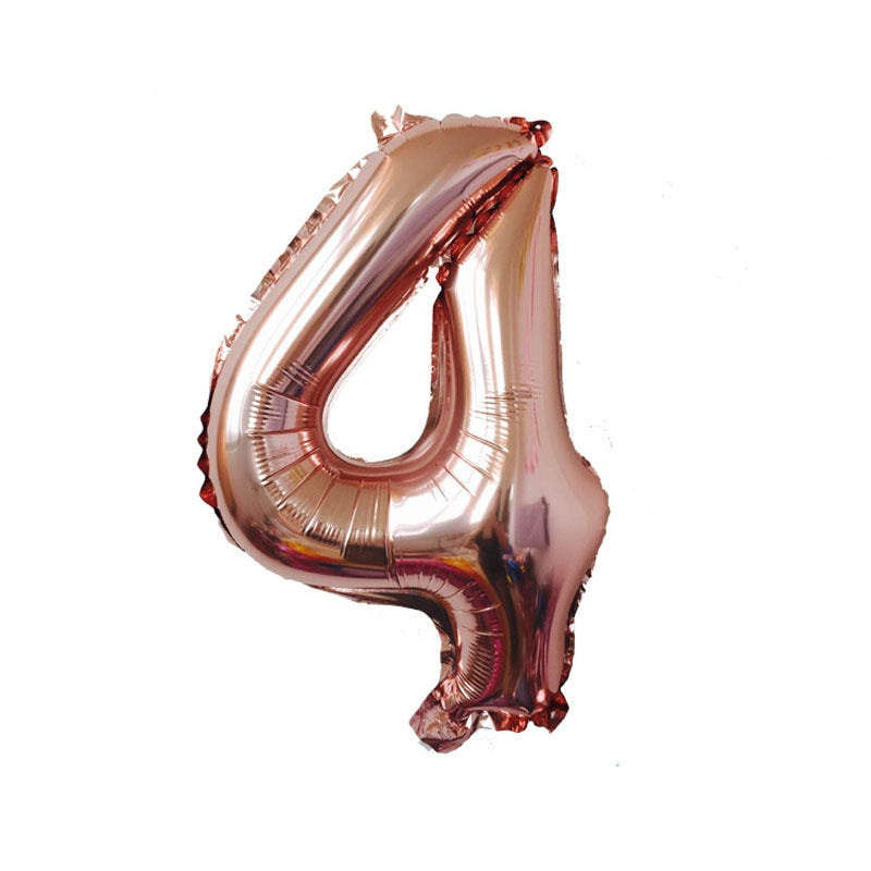 number shaped foil balloons, view 6 - MRSLM