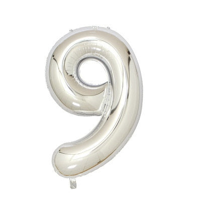 number shaped foil balloons, view 11 - MRSLM