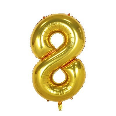 number shaped foil balloons, view 21 - MRSLM