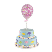 confetti balloon cake topper set, view 16 - MRSLM