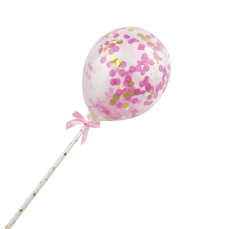 confetti balloon cake topper set, view 17 - MRSLM
