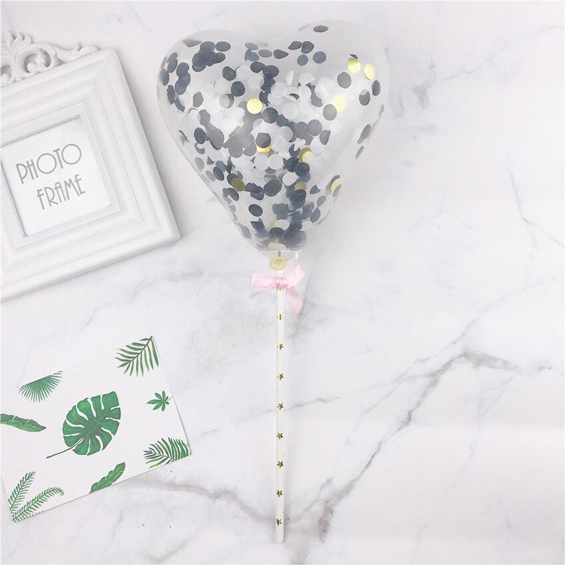 confetti balloon cake topper set, view 12 - MRSLM