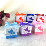 heart gift candy boxes with ribbon, view 8 - MRSLM