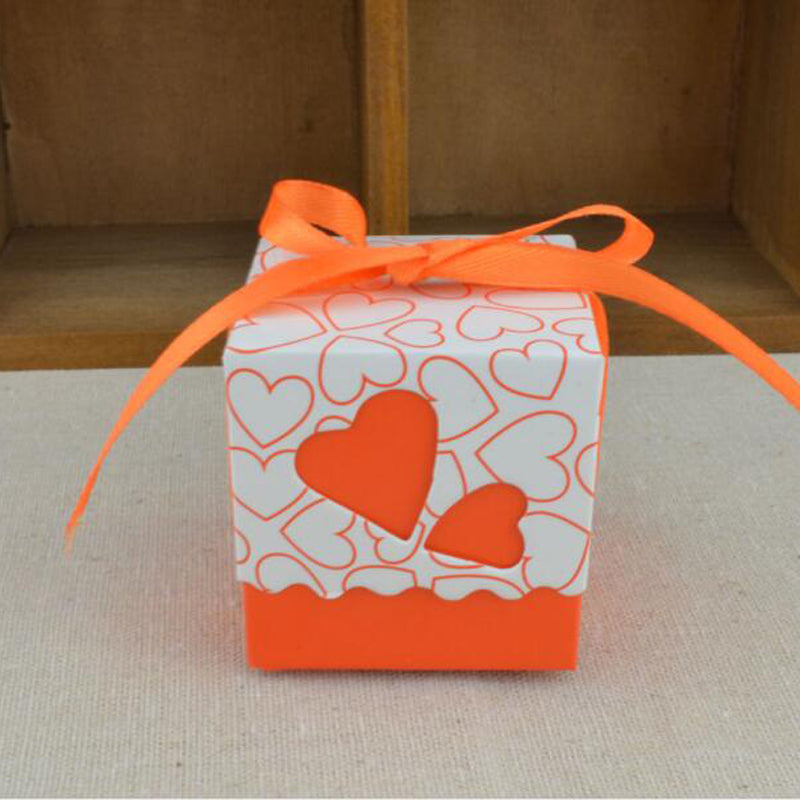 heart gift candy boxes with ribbon, view 12 - MRSLM