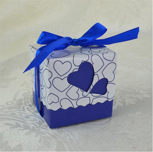 heart gift candy boxes with ribbon, view 4 - MRSLM