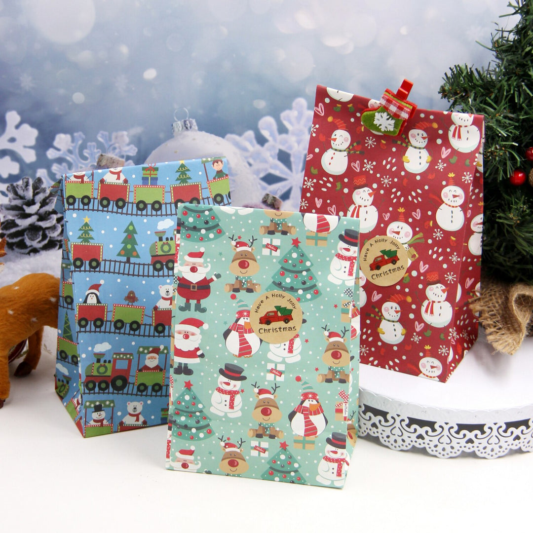 Snowflakes Christmas Gift Box 6 Pcs Set