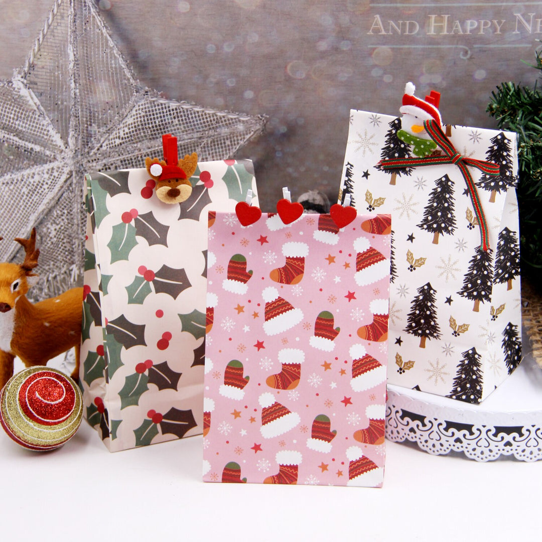 Snowflakes Christmas Gift Box 6 Pcs Set