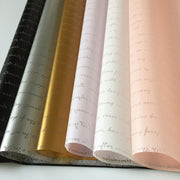 letter printed wrapping paper, view 17 - MRSLM