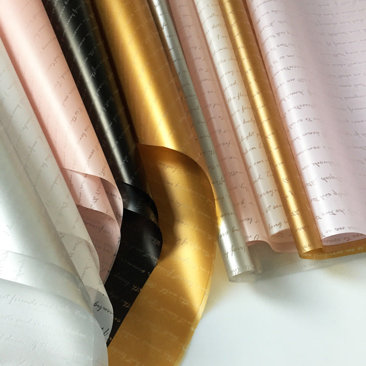 letter printed wrapping paper, view 18 - MRSLM